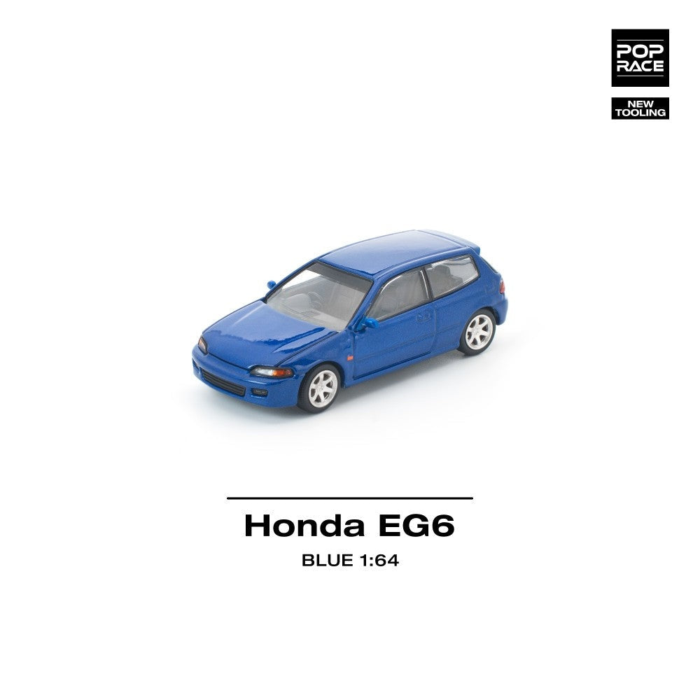 Pop Race Honda Civic (EG6) Captiva (New Tooling) 1:64 Diecast Car PR640475