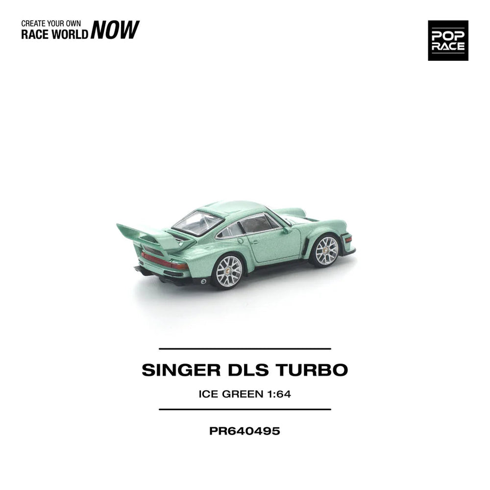 Pop Race Singer Dls Turbo Ice Green 1:64 Diecast Car PR640495