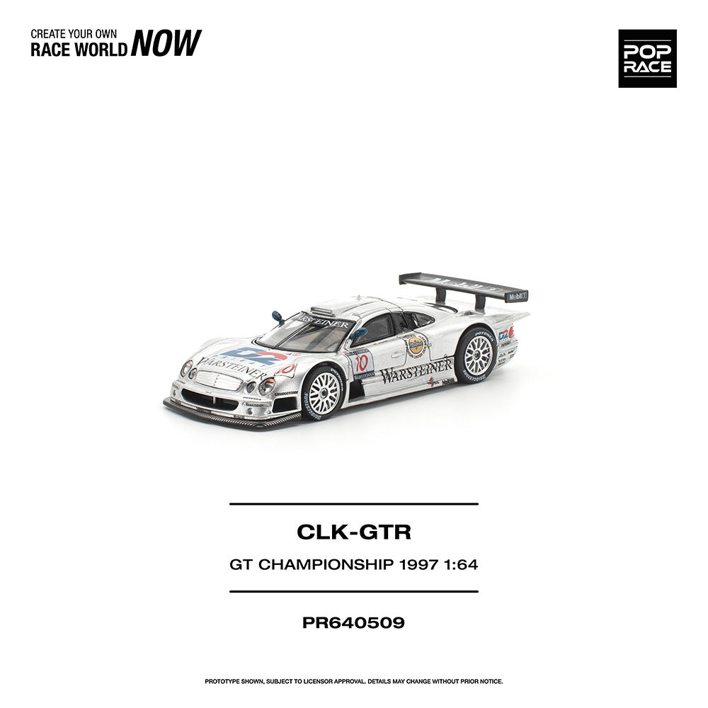 Pop Race Mercedes-Benz AMG CLK-GTR GT Championship 1997 1:64 Diecast Car 640509