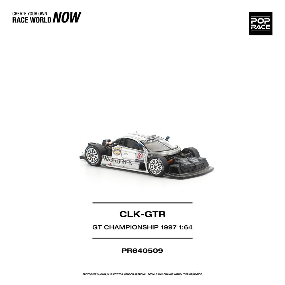 Pop Race Mercedes-Benz AMG CLK-GTR GT Championship 1997 1:64 Diecast Car 640509