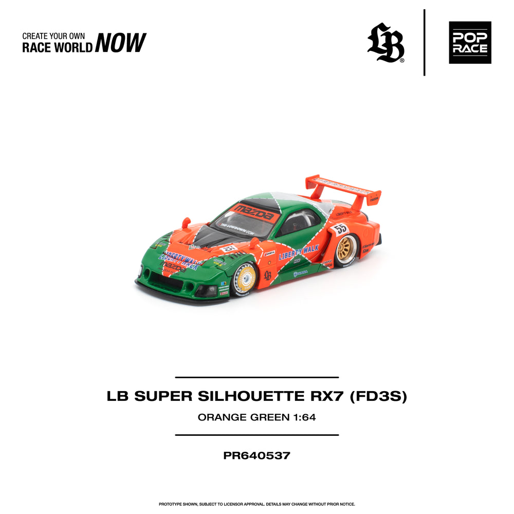Pop Race LB Super Silhouette RX7 (FD3S) 1:64 Diecast Model PR640537