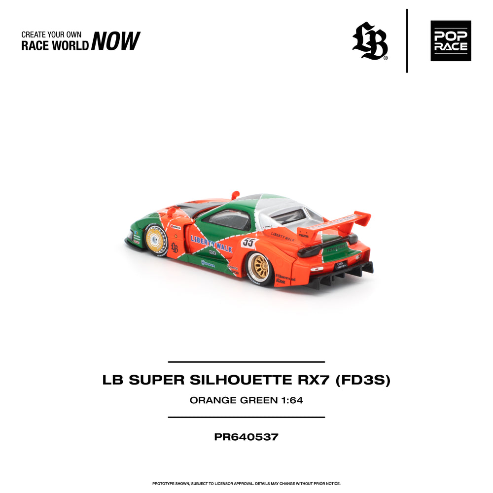 Pop Race LB Super Silhouette RX7 (FD3S) 1:64 Diecast Model PR640537