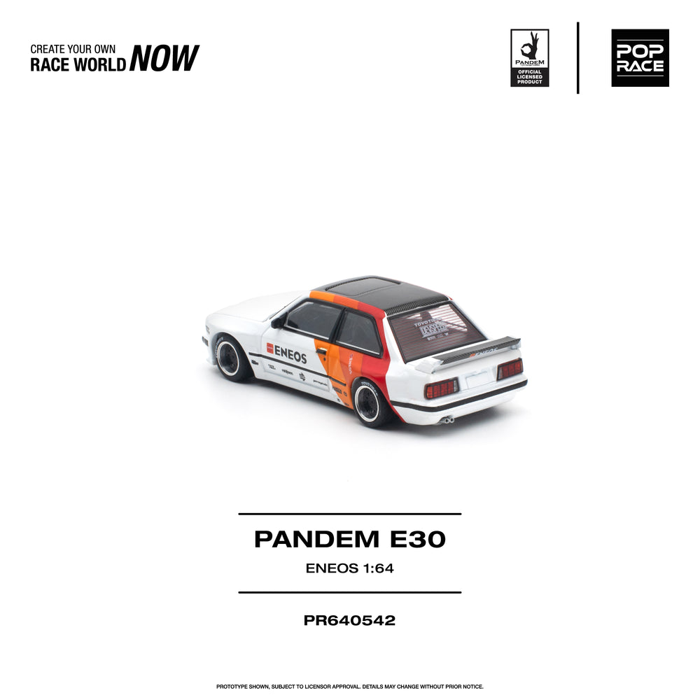 Pop Race Pandem E30 Eneos 1:64 Diecast Model PR640542