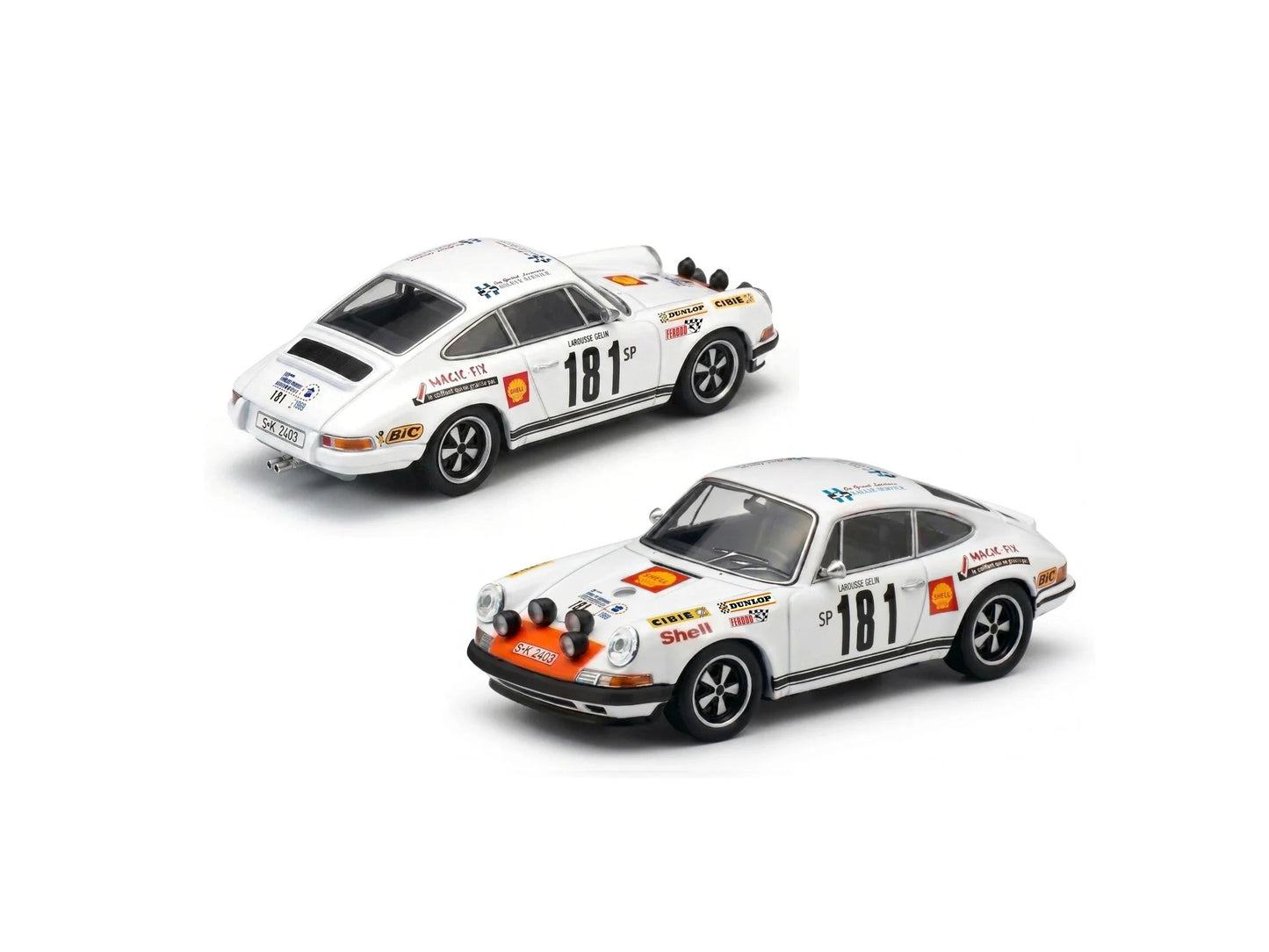 Pop Race Singer 1969 Tour De France No.181 White Enigma 1:64 DiecastModel 64E032