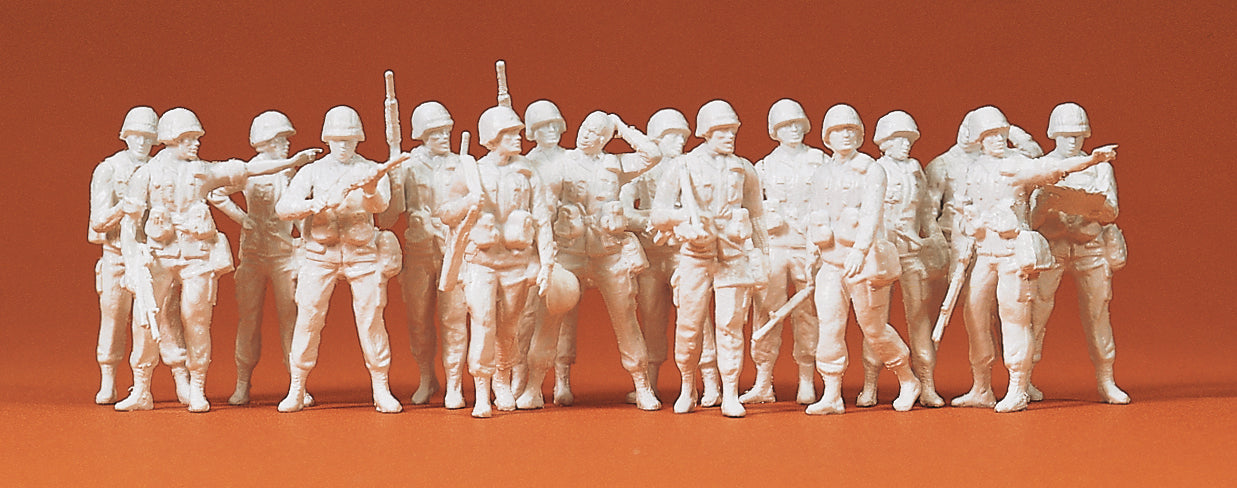 Preiser 72500 US Army Modern Infantry (16) Kit