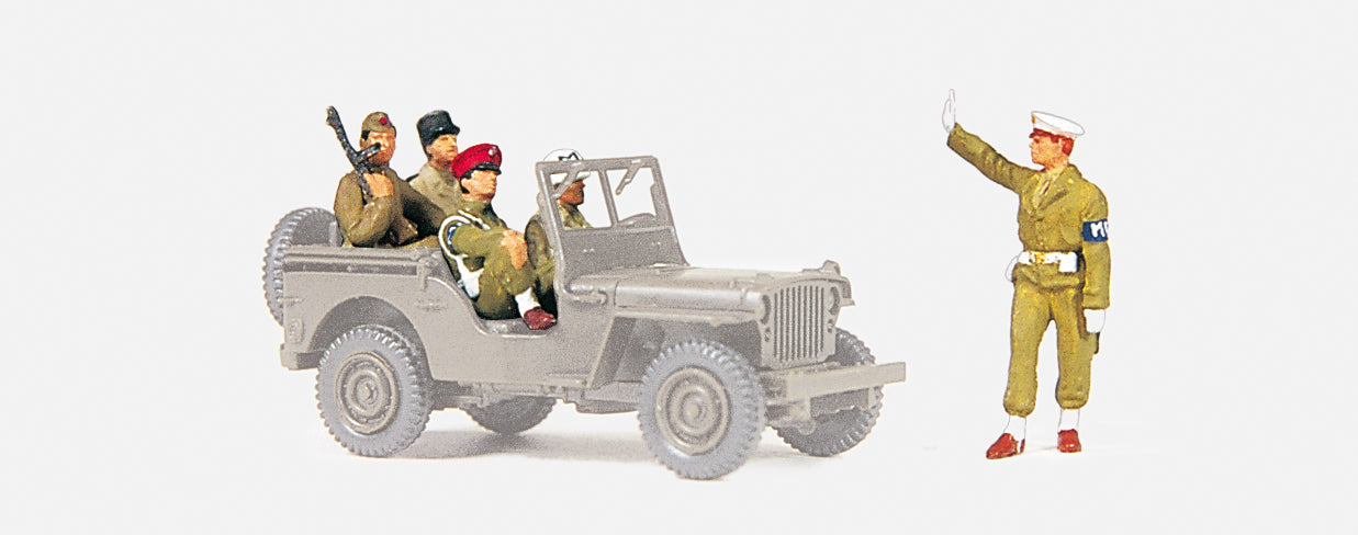 Preiser 72529 Military Police Vienna 1945 (5) Kit