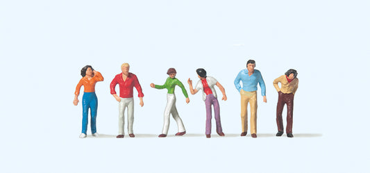 Preiser 75003 Passers By Walking (6) Figure Set TT Scale