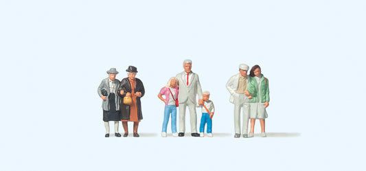 Preiser 75011 At the Shops (7) Figure Set TT Scale