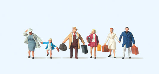 Preiser 75015 Family Krause on Journey (6) Figure Set TT Scale