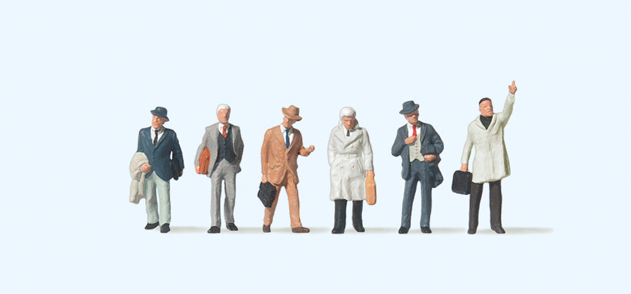 Preiser 75023 Businessmen (6) Figure Set TT Scale