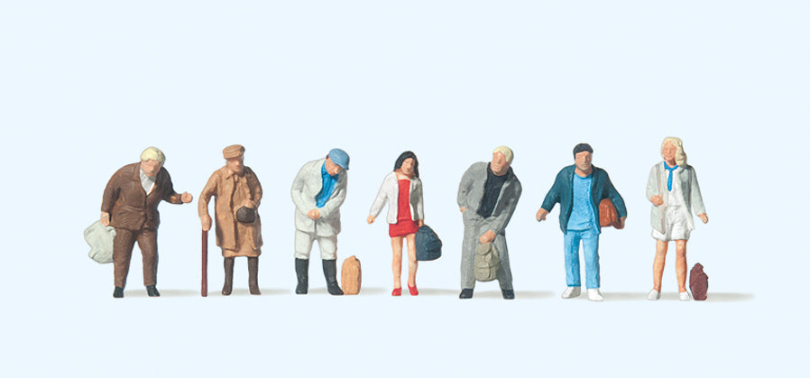 Preiser 75026 Passengers Standing (7) Figure Set TT Scale