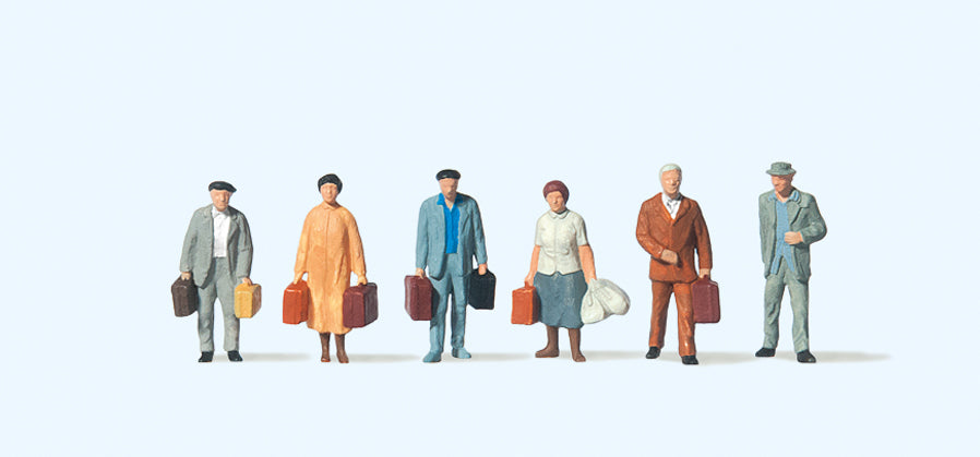 Preiser 75028 Passengers (6) Figure Set TT Scale