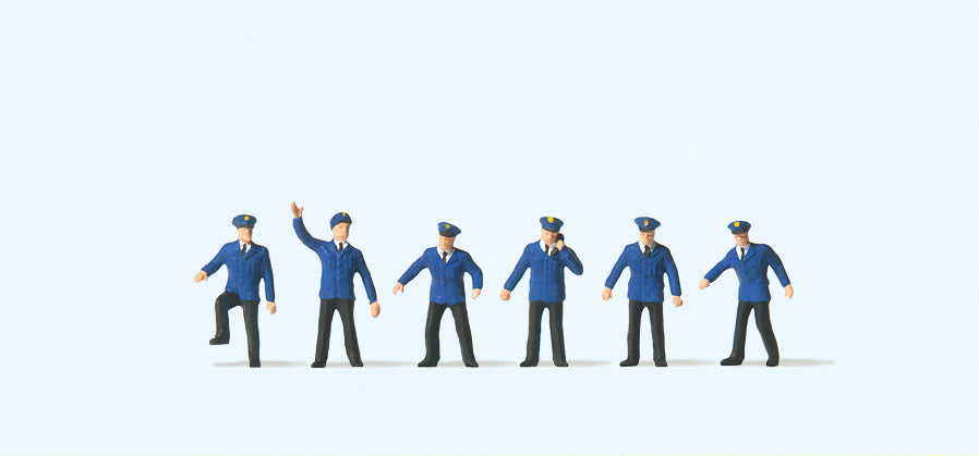 Preiser 79012 DB Railway Personnel (6) Figure Set N Gauge