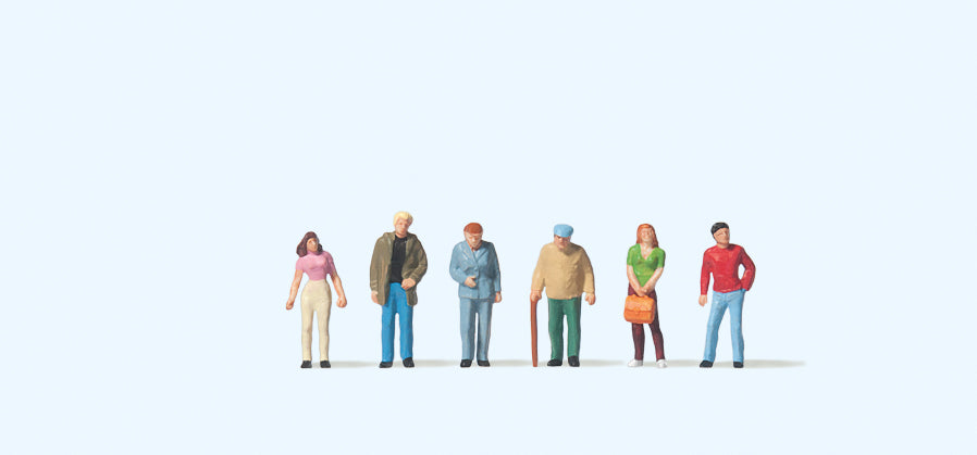 Preiser 79019 Passers By (6) Figure Set N Gauge