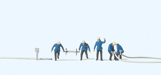 Preiser 79117 Firemen (5) Figure Set N Gauge