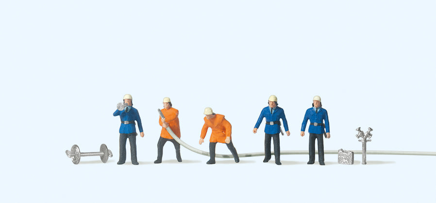 Preiser 79118 Firemen (5) Figure Set N Gauge
