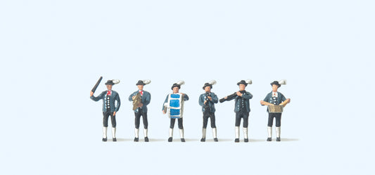 Preiser 79120 Bavarian Musicians (6) Figure Set N Gauge