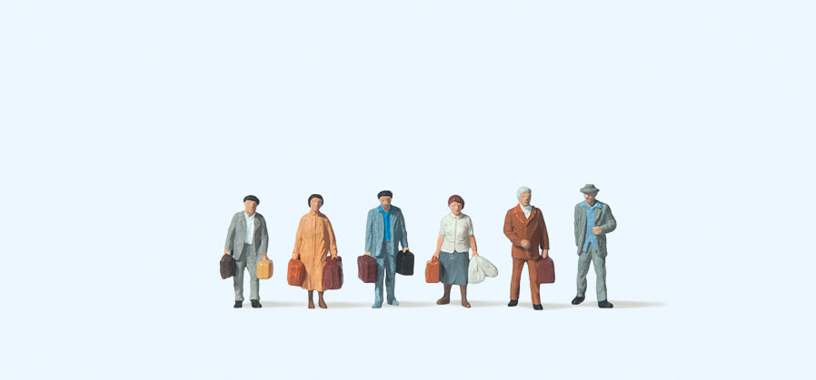 Preiser 79143 Passengers (6) Figure Set N Gauge