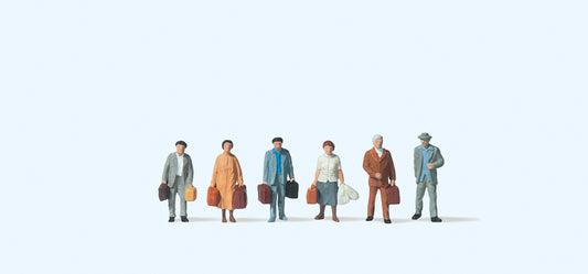 Preiser 79143 Passengers (6) Figure Set N Gauge