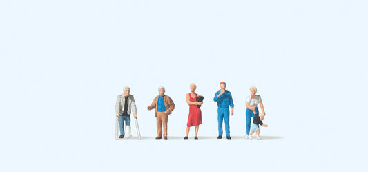 Preiser 79157 Passers By (6) Figure Set N Gauge
