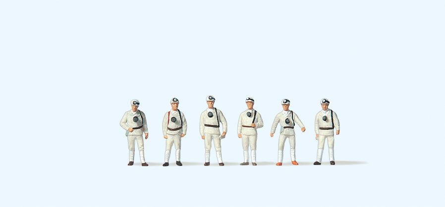 Preiser 79215 Miners (6) Figure Set N Gauge