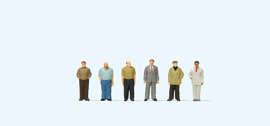 Preiser 79223 Men Standing (6) Figure Set N Gauge