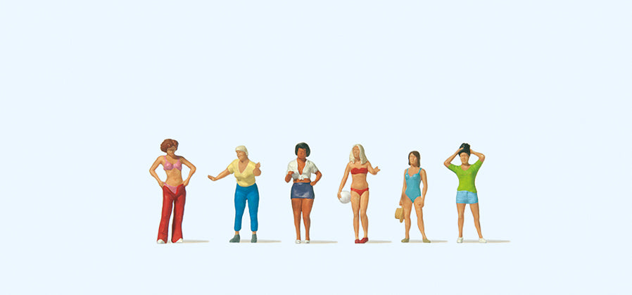 Preiser 79230 At the Campsite (6) Figure Set N Gauge