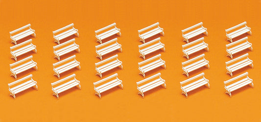 Preiser 79565 Benches (24) Kit N Gauge