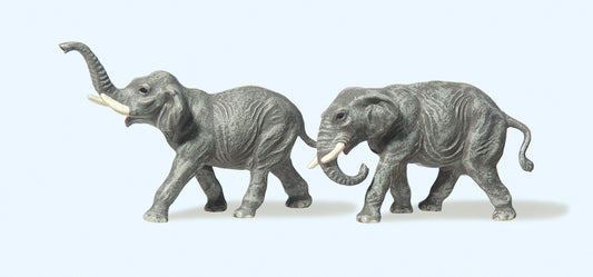 Preiser 79710 Circus Elephants (2) Figure Set N Gauge