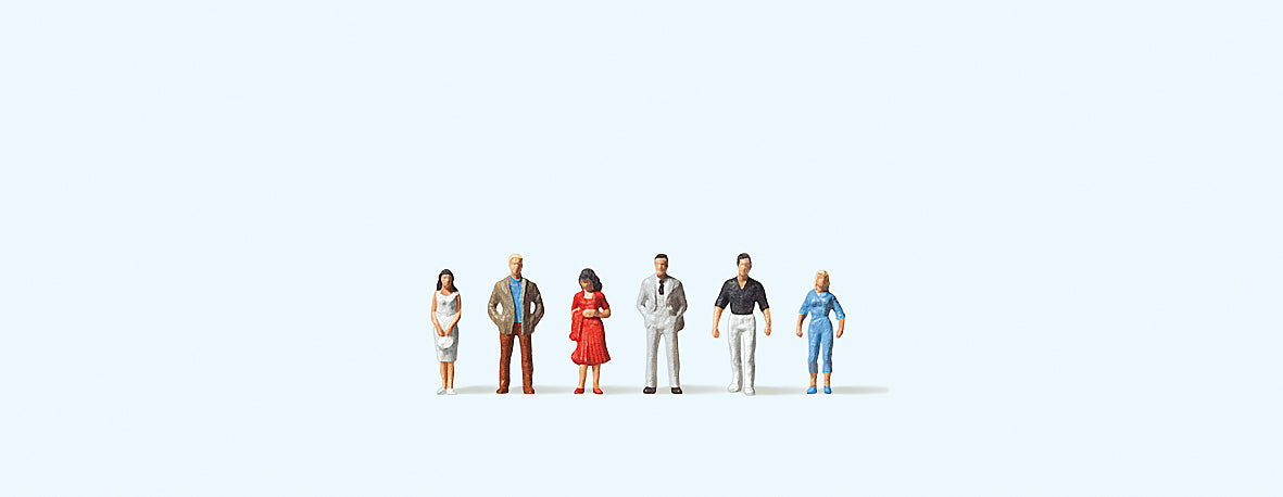Preiser 88516 Passers By (6) Figure Set Z Scale