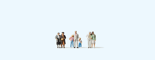Preiser 88527 Shopping (6) Figure Set Z Scale