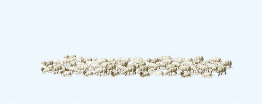 Preiser Shepherd's Flock (60) Figure Set Z Gauge PR88580
