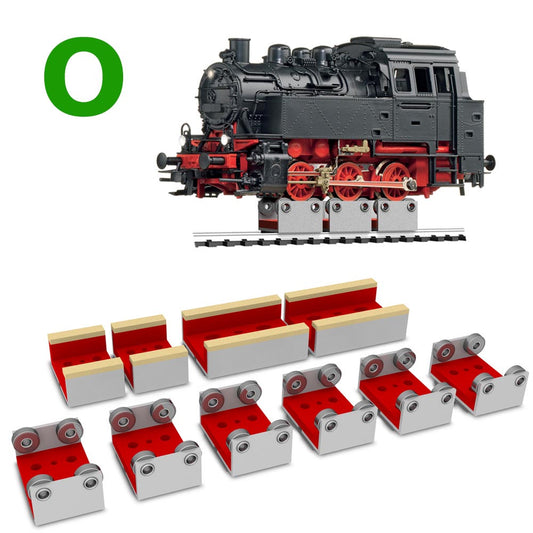 Proses RR-O-06 6 X Rollers & Drive Wheel Cleaners O Scale/16mm