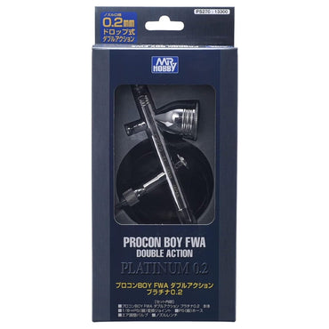 Mr Hobby PS-270 Procon Boy FWA Plat. 02 Airbrush Premium Compressor Bundle Kit