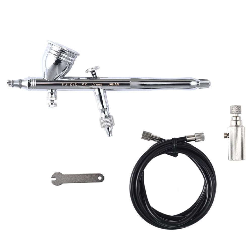 Mr Hobby PS-270 Procon Boy FWA Plat. 02 Airbrush Standard Compressor Bundle Kit