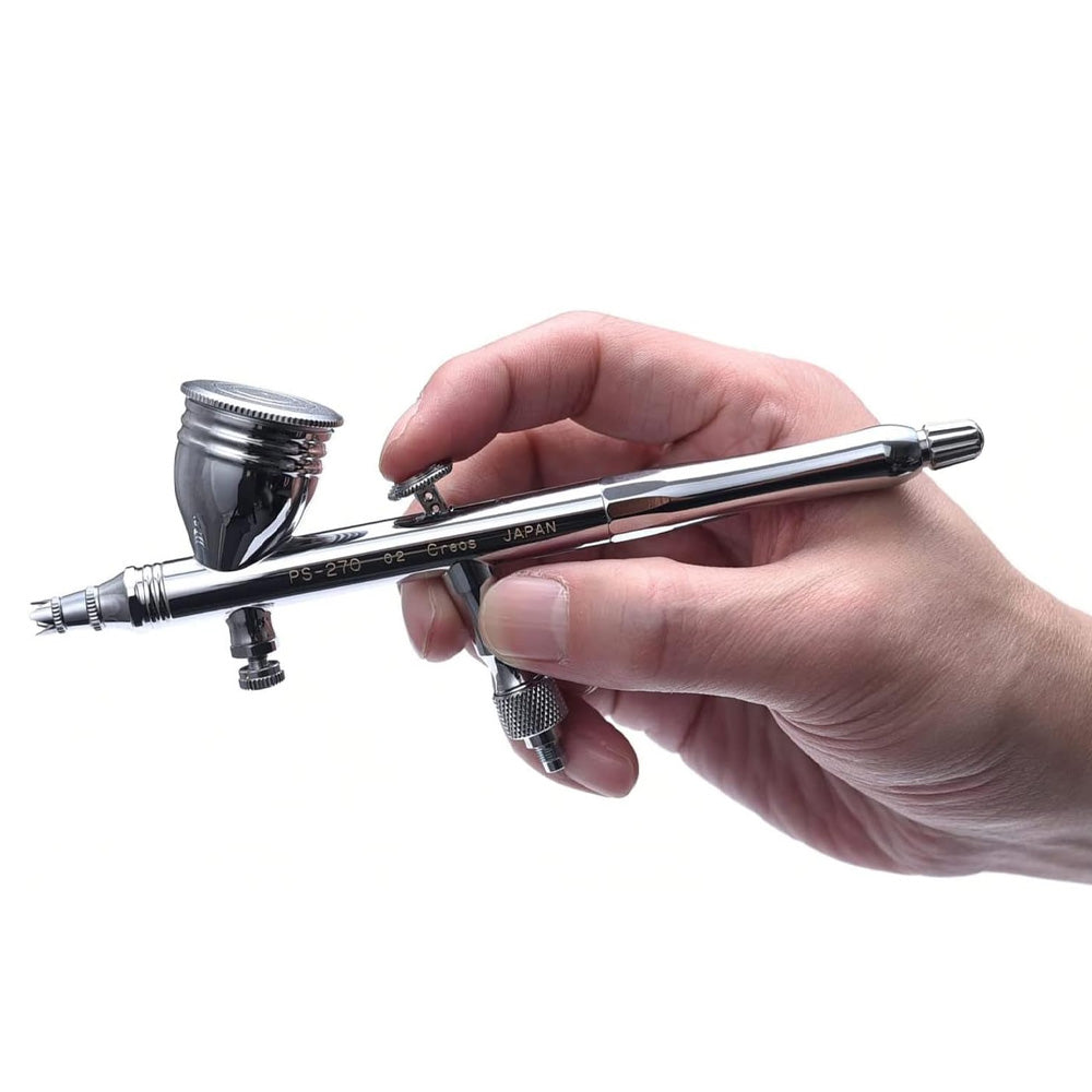 Mr Hobby PS-270 Procon Boy FWA Plat. 02 Airbrush Standard Compressor Bundle Kit