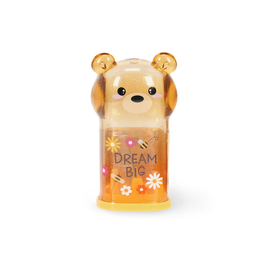 Legami Bear Sweet Bear Pencil Sharpener with Container - Teddy Bear