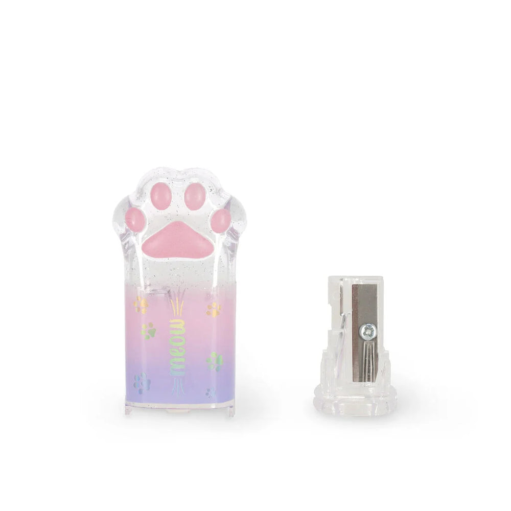 Legami Pencil Sharpener with Container - Meow Kitty Paw