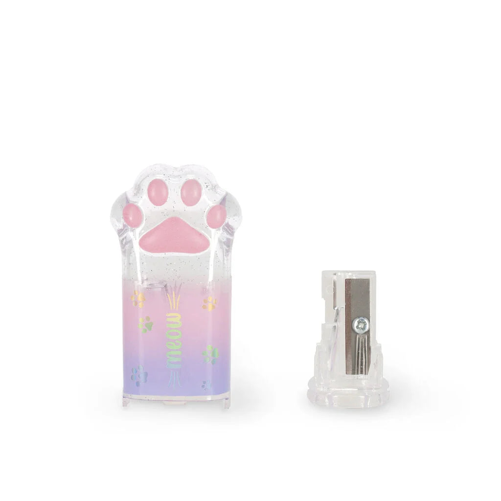 Legami Pencil Sharpener with Container - Meow Kitty Paw