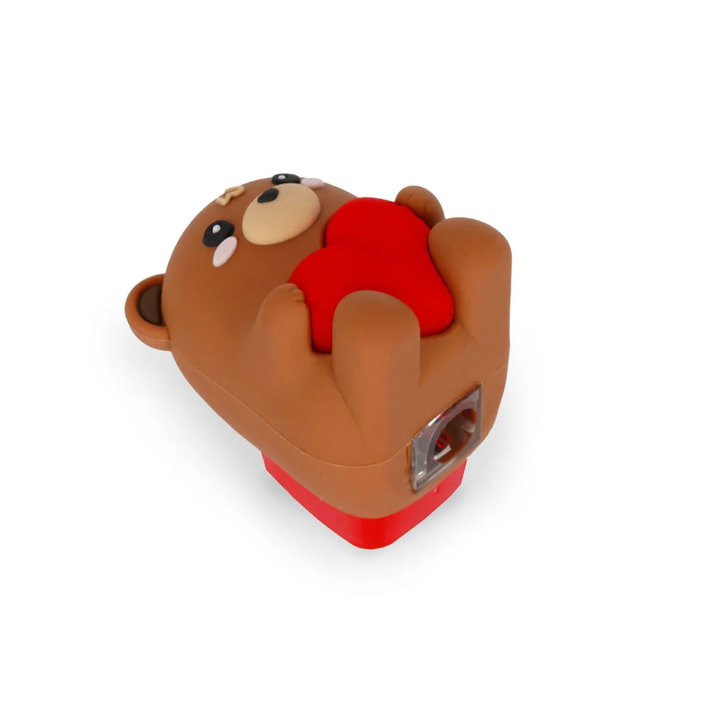 Legami Light-Up Pencil Sharpener - Teddy Bear