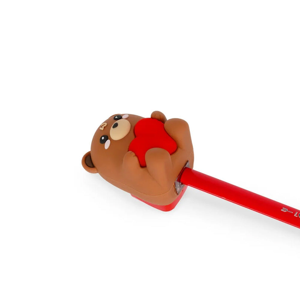 Legami Light-Up Pencil Sharpener - Teddy Bear