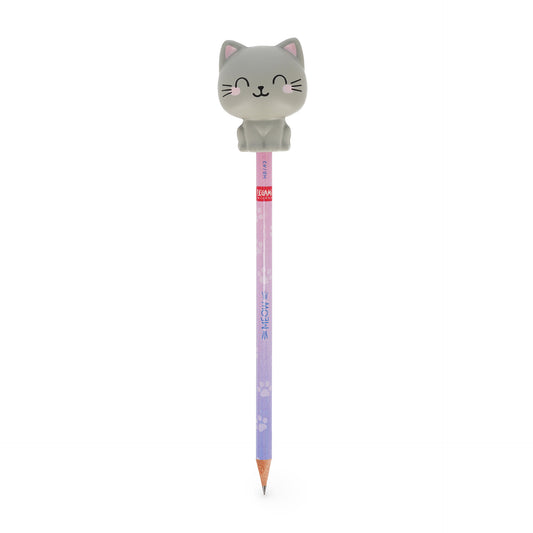 Legami Squeezies Pencil with Squishy - Kitty - HB