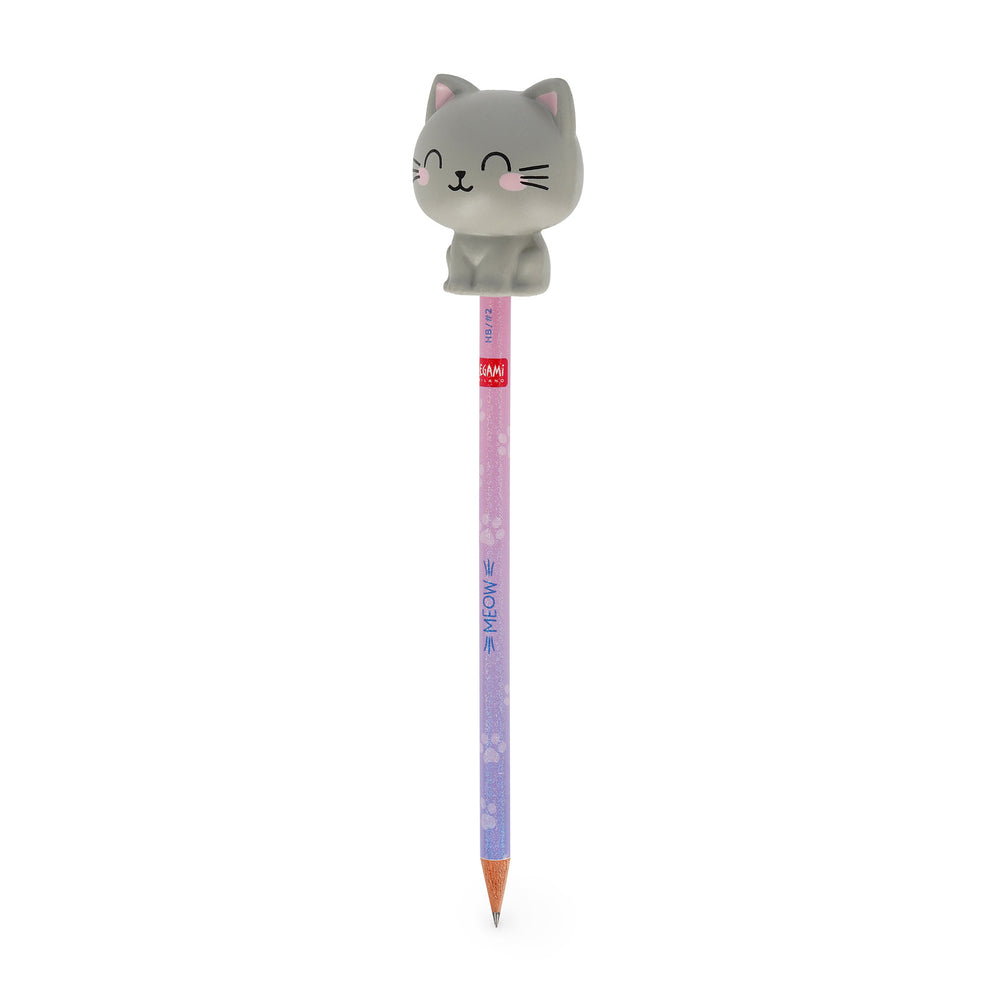Legami Squeezies Pencil with Squishy - Kitty - HB