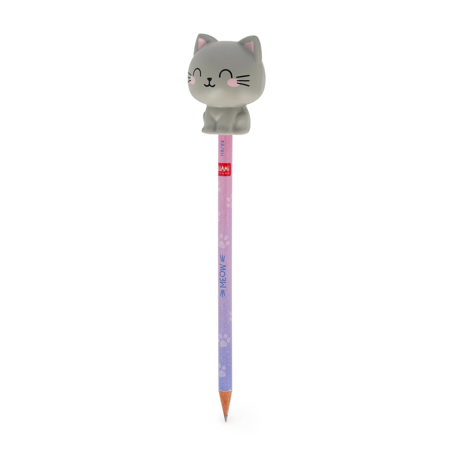 Legami Squeezies Pencil with Squishy - Kitty - HB