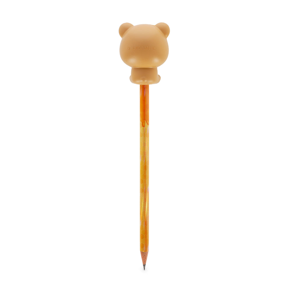 Legami Squeezies Pencil with Squishy - Teddy Bear - HB