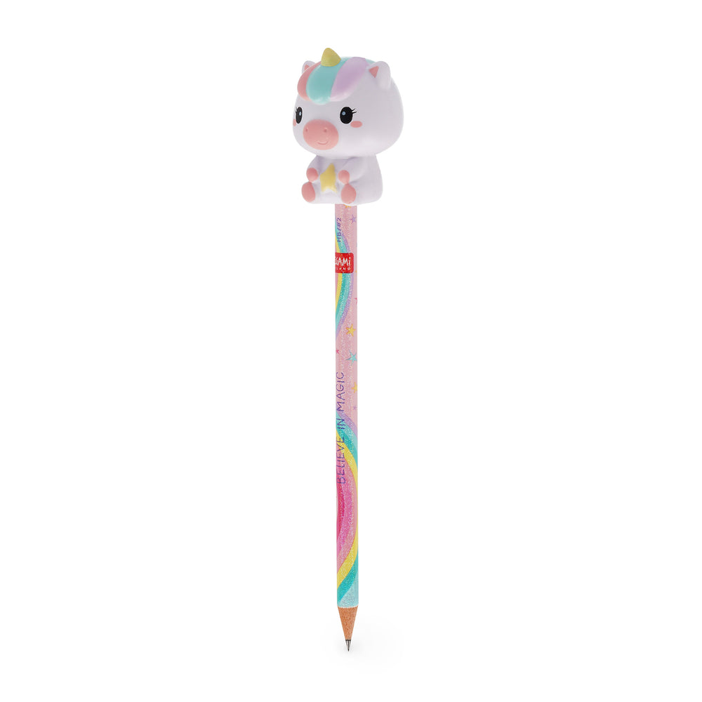 Legami Squeezies Pencil with Squishy - Unicorn - HB