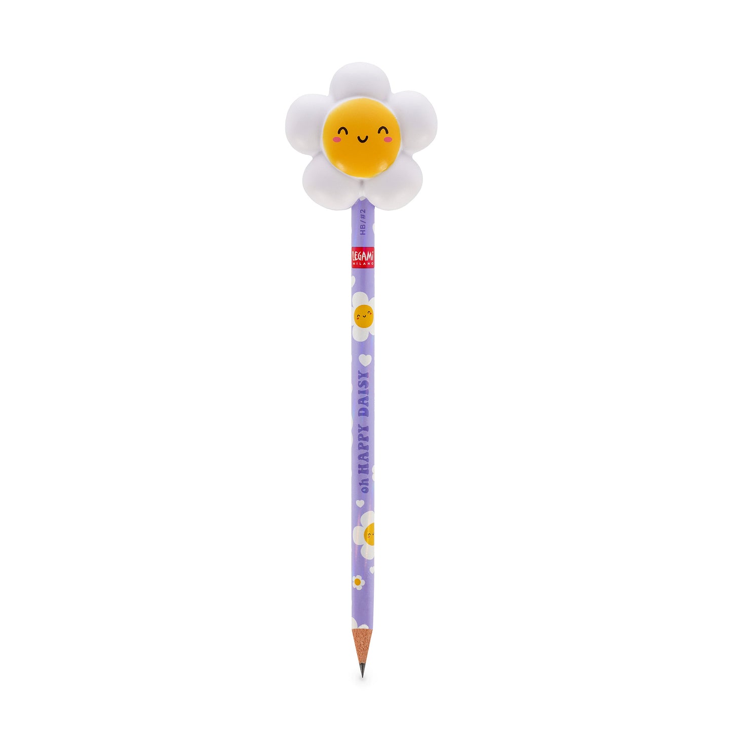 Legami Squeezies Pencil with Squishy - Daisy - HB