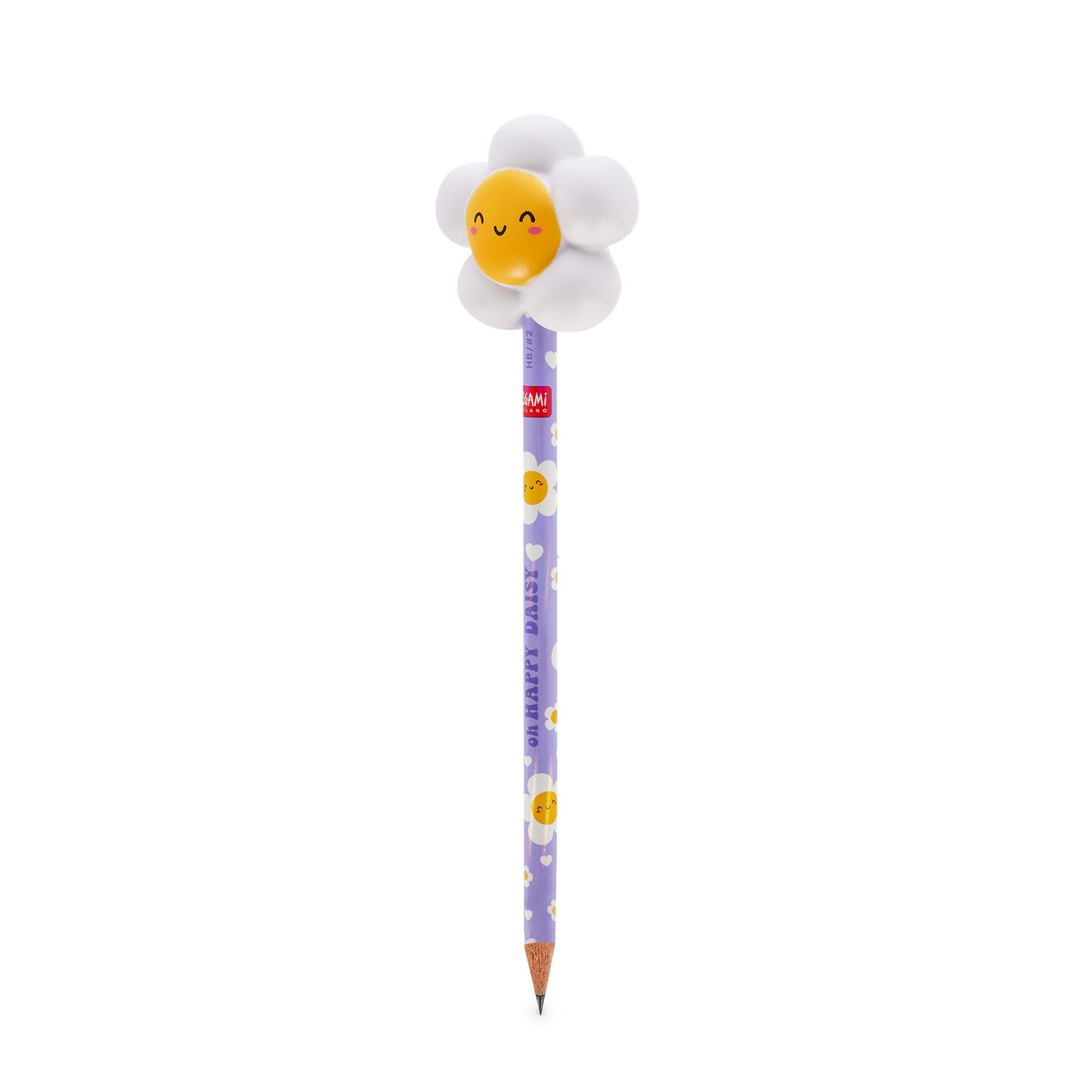Legami Squeezies Pencil with Squishy - Daisy - HB