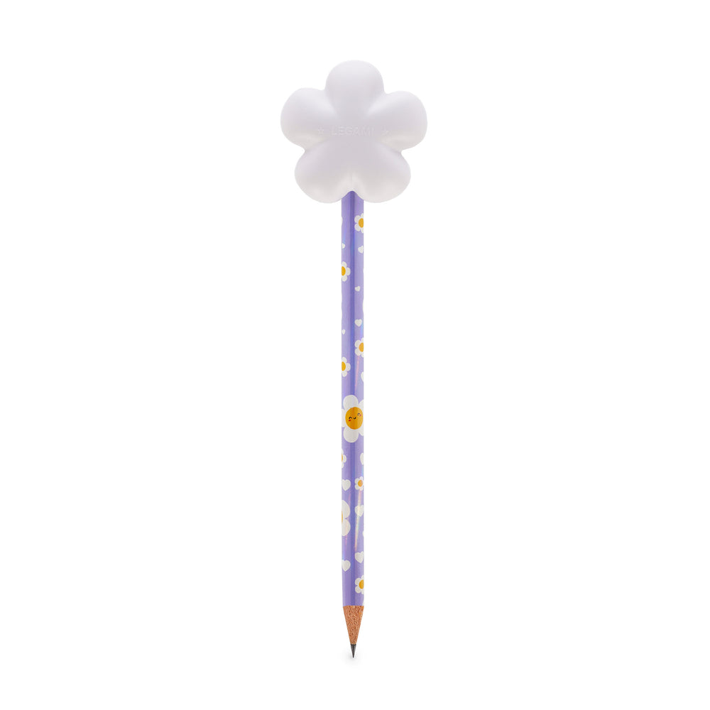 Legami Squeezies Pencil with Squishy - Daisy - HB