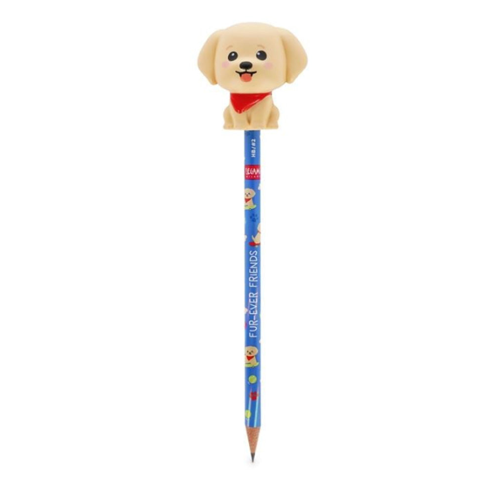 Legami Squeezies Pencil with Squishy - Fur-Ever Friends Golden Retriever - HB